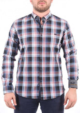 ARMA Men Shirts %100 Cotton Plaid Woven